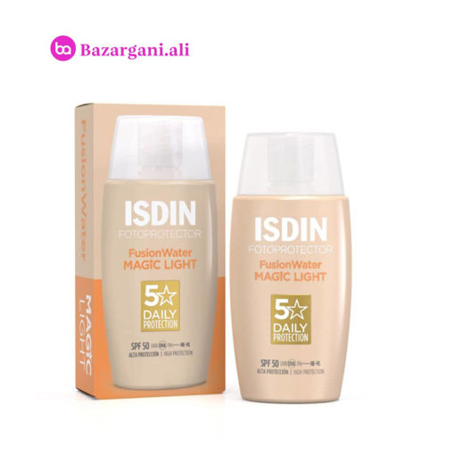کرم ضد آفتاب ایزدین فیوژن واتر مجیک لایت ISDIN Fusion Water MAGIC Light SPF 50