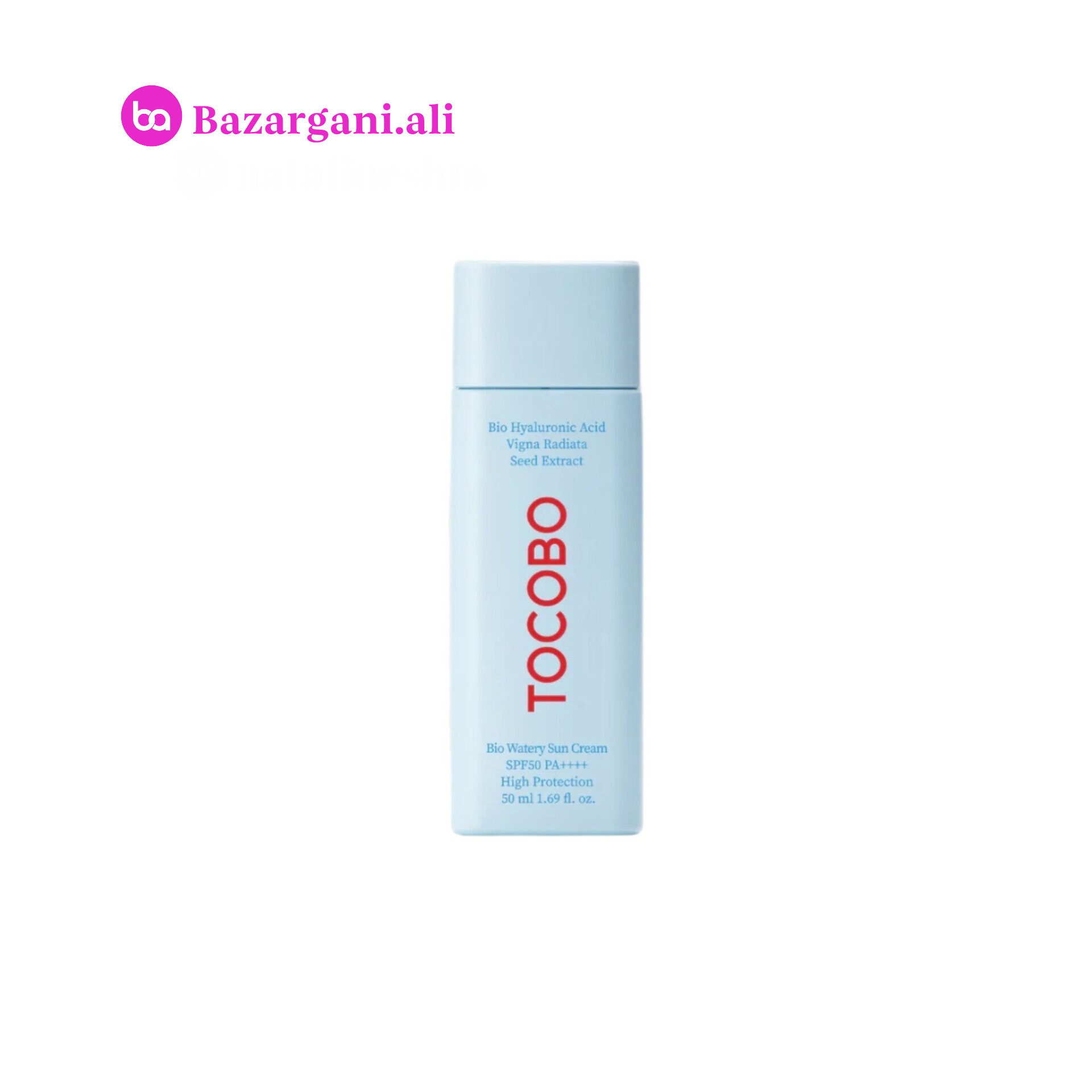 ضد آفتاب کرمی بیو واتری توکوبو SPF50 [هیالورونیک اسید]