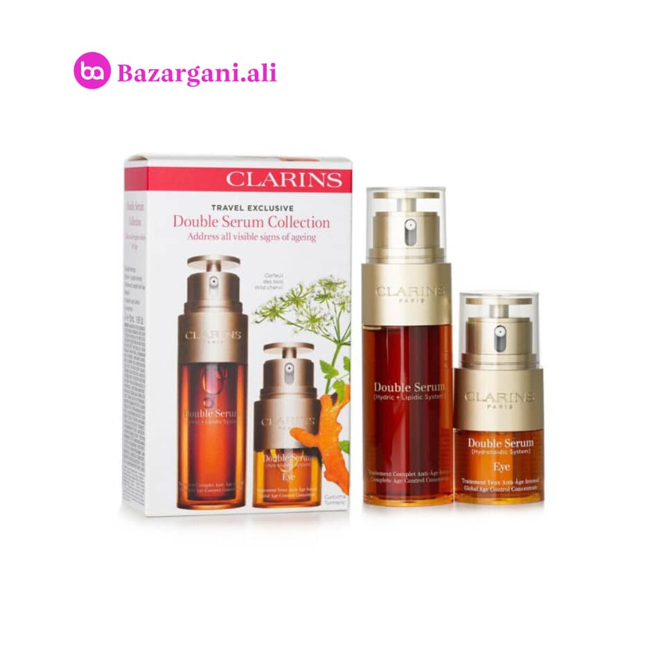پک دوتایی دابل سرم صورت و دور چشم کلارنس