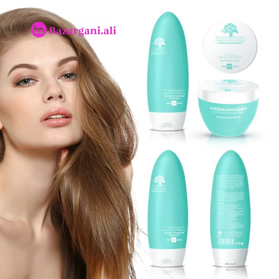 شامپو بدون سولفات فسفات و پاران{مخصوص موهای کراتینه}450میل