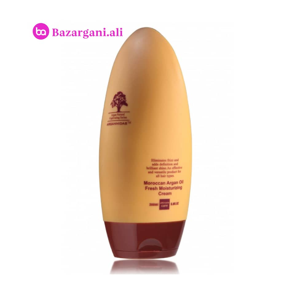 کرم مو مرطوب کننده بعد از حمام ارگان انواع مو آرگان میداس