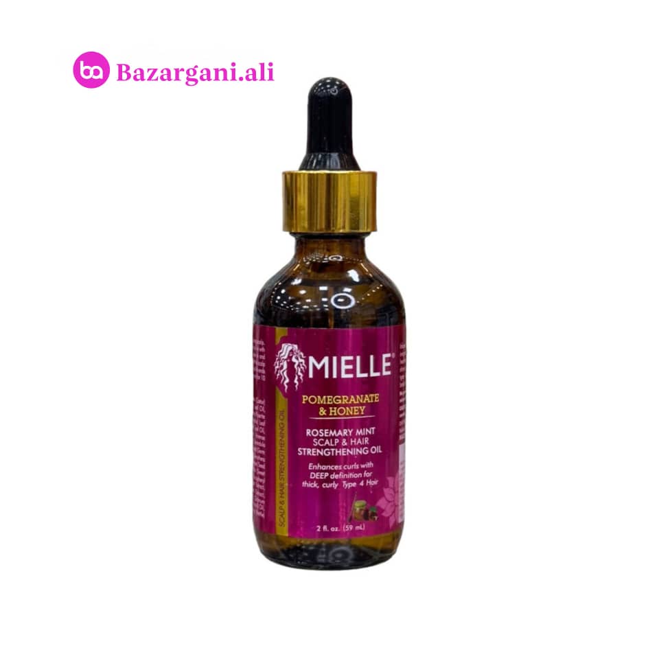 روغن تقویت کننده مو میله حاوی عصاره انار و عسل حجم 59 میل Mila Hair Strengthening Oil Containing Honey Pomegranate Extract 59 Ml