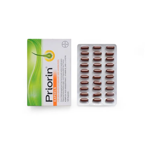 قرص ضد ریزش مو و تقویت مو پریورین اصل 120 عددی