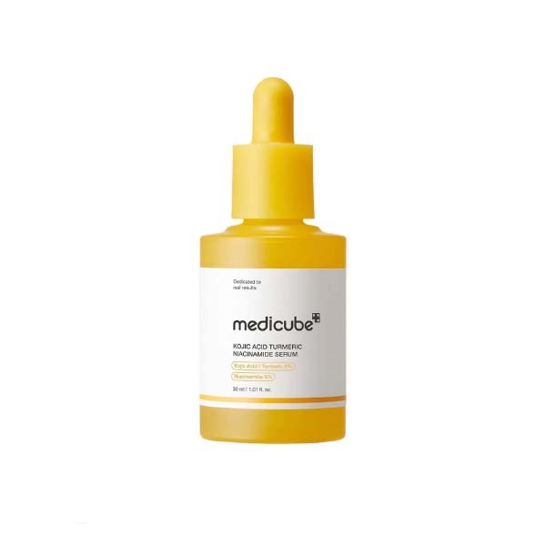 سرم کپسولی شفاف کننده و متعادل کننده زردچوبه مدیکوب Medicube مدل Kojic Acid Turmeric