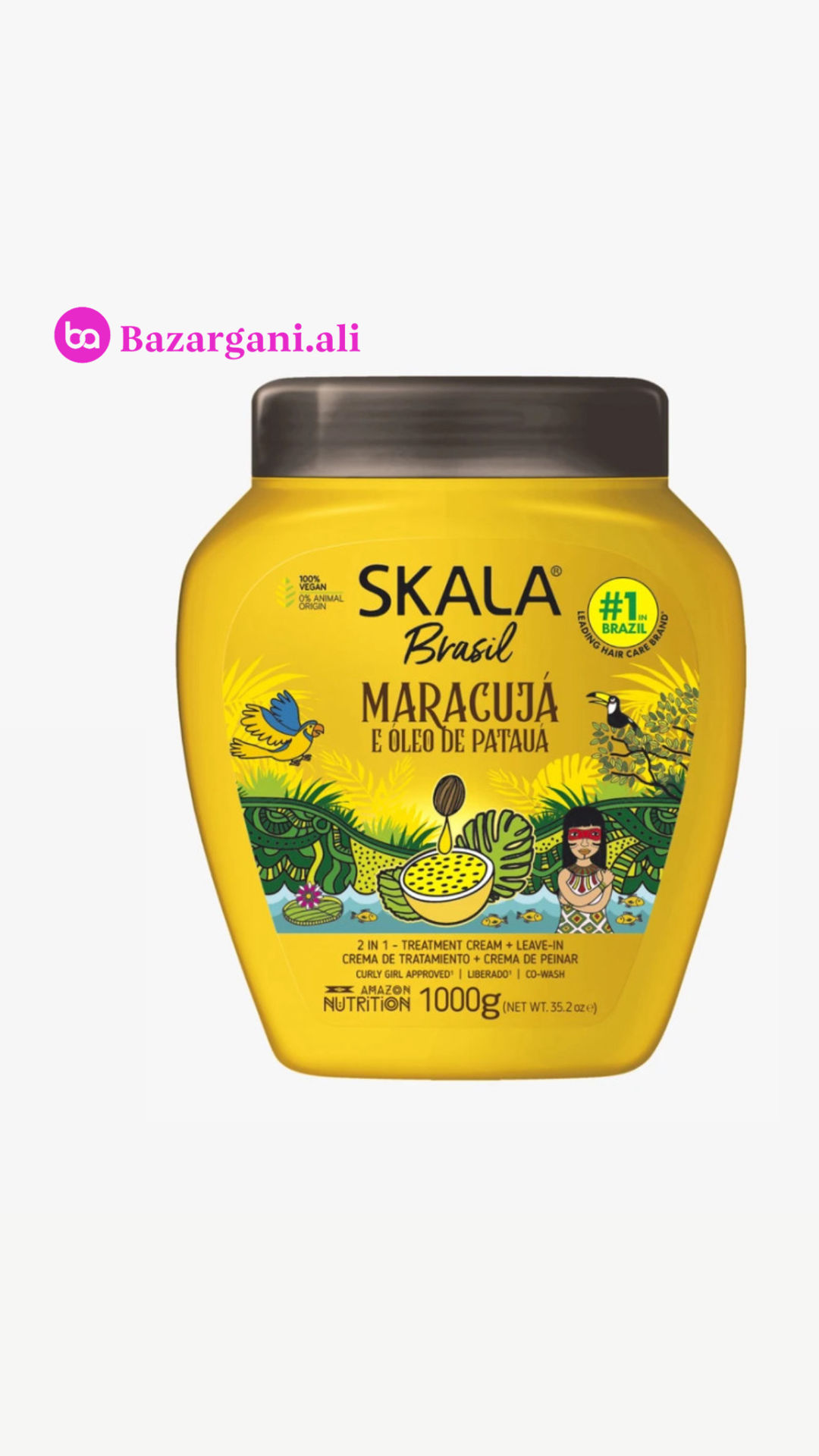 کرم حالت دهنده و بازسازی و احیای تار مو 2 در 1 پشن فروت اسکالا