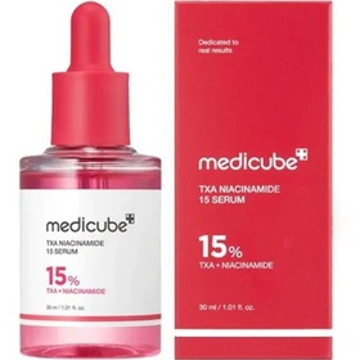 سرم روشن‌کننده و یکنواخت‌کننده رنگ پوست مدی‌کیوب Medicube TXA Niacinamide 15 Serum | ضدلک و شفاف‌کننده